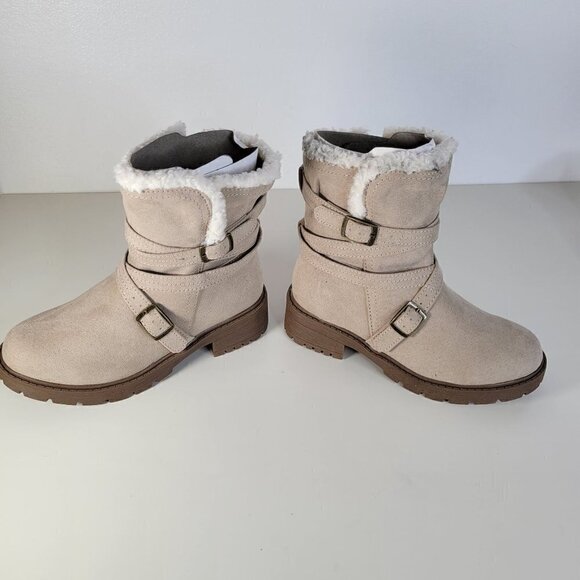 STEVE MADDEN Cozy Boots Taupe | 1 Little Kid Girl - NEW - Picture 13 of 16